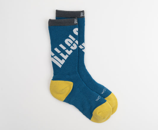 PEAKHUNT WOOL SOCKS Flashy Line BIG LOGO
